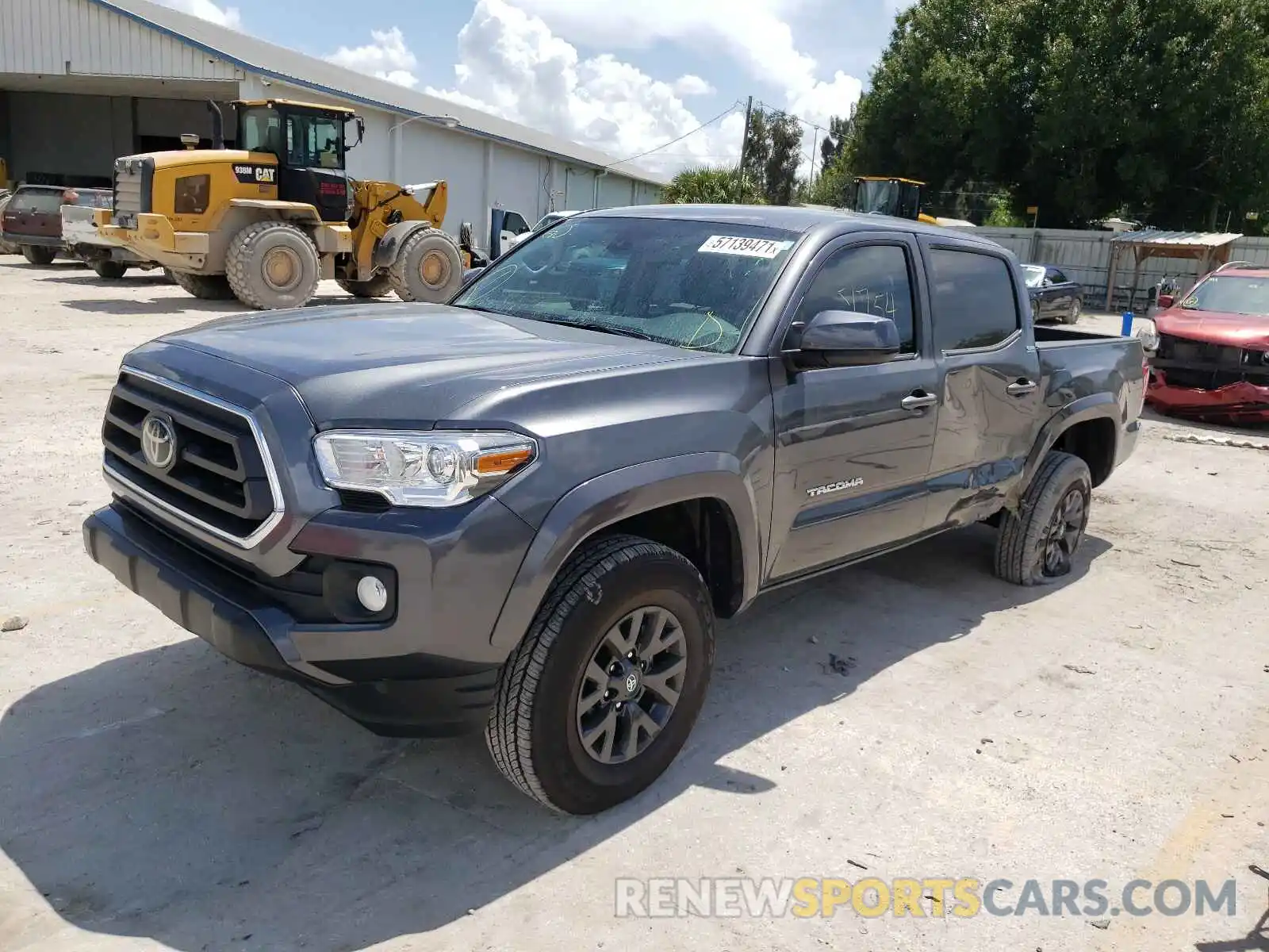 2 Фотография поврежденного автомобиля 3TMAZ5CN1MM152449 TOYOTA TACOMA 2021