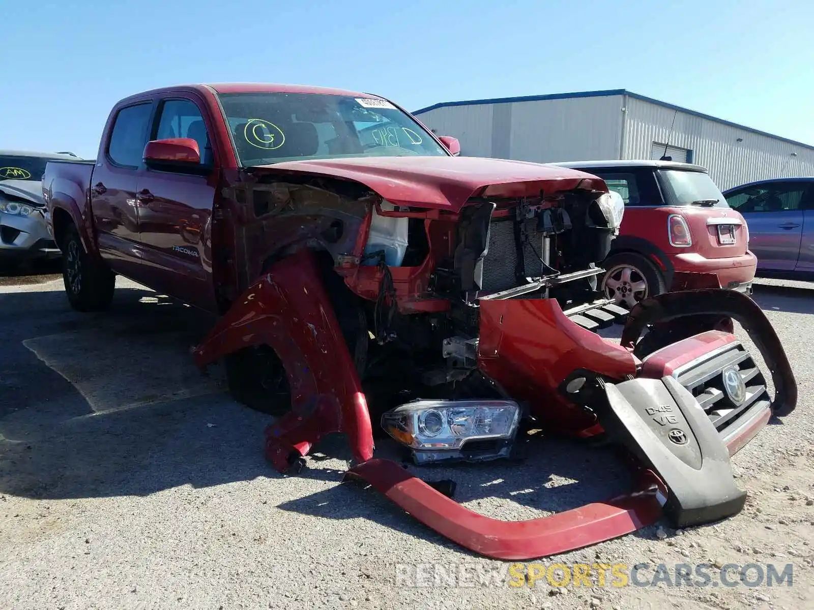 1 Photograph of a damaged car 3TMAZ5CN2MM144506 TOYOTA TACOMA 2021