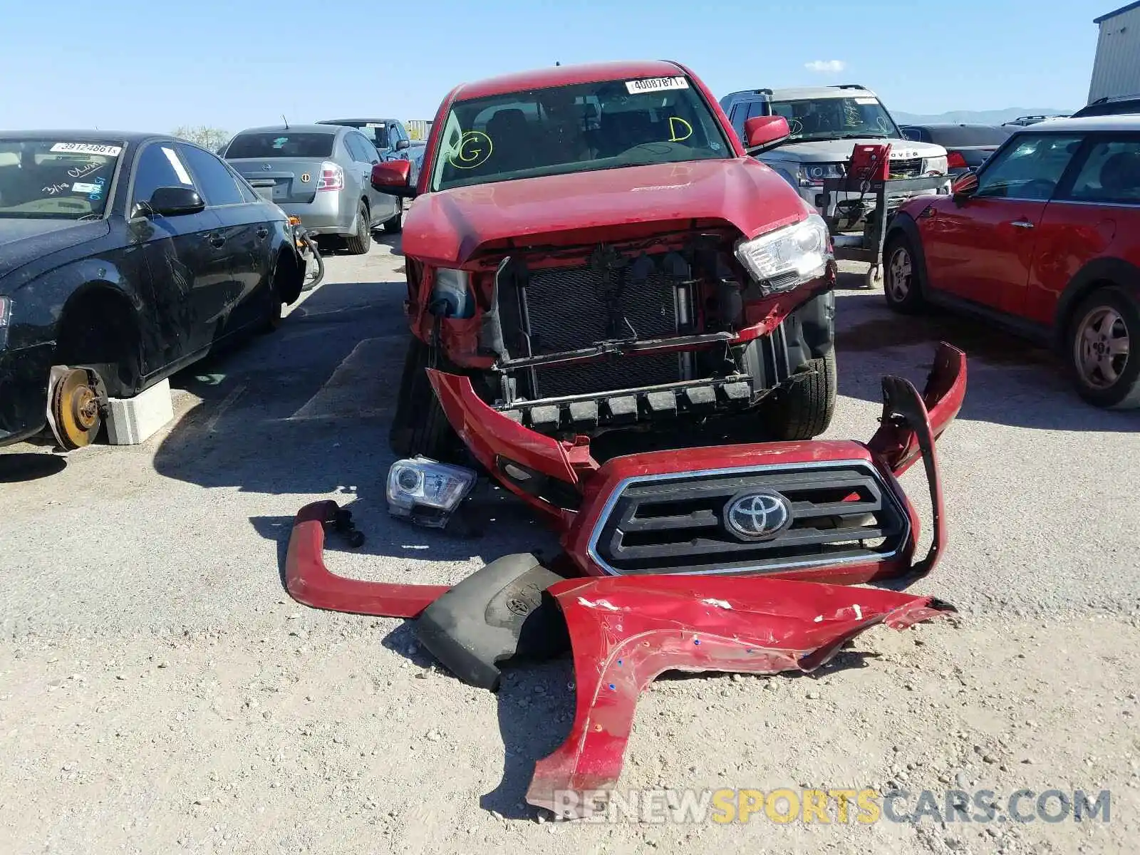 9 Photograph of a damaged car 3TMAZ5CN2MM144506 TOYOTA TACOMA 2021