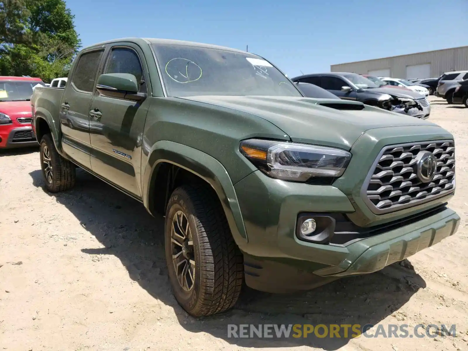 1 Photograph of a damaged car 3TMAZ5CN2MM147311 TOYOTA TACOMA 2021