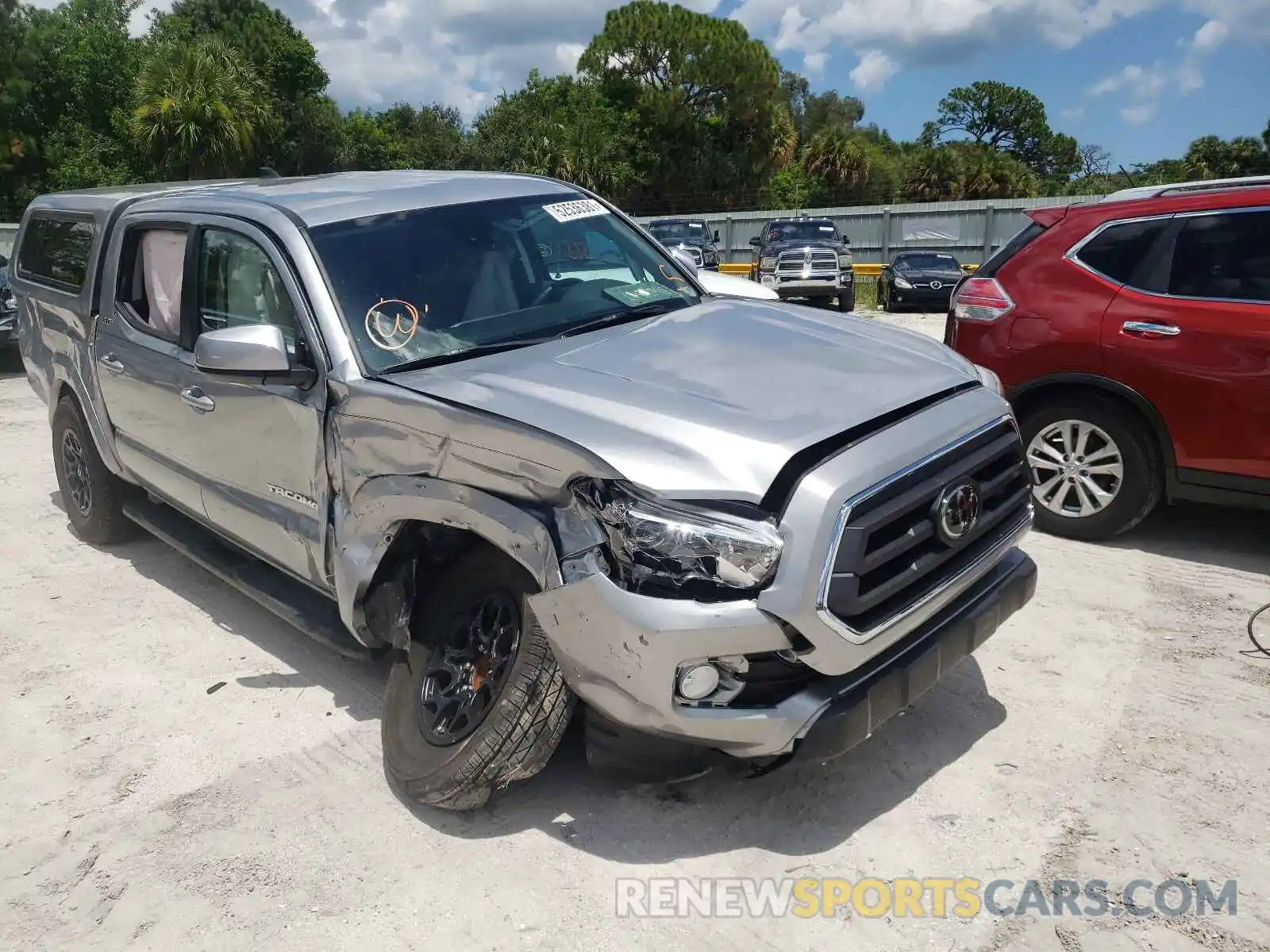 1 Photograph of a damaged car 3TMAZ5CN2MM148751 TOYOTA TACOMA 2021