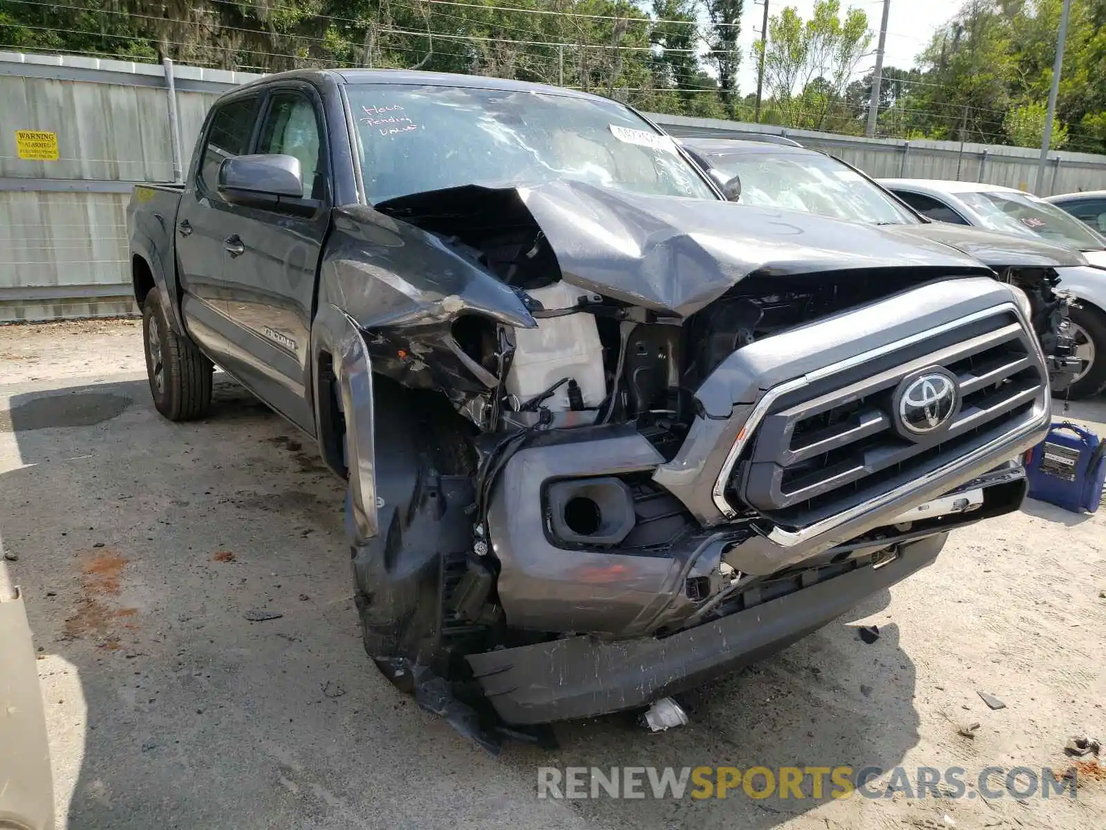 1 Photograph of a damaged car 3TMAZ5CN2MM152072 TOYOTA TACOMA 2021