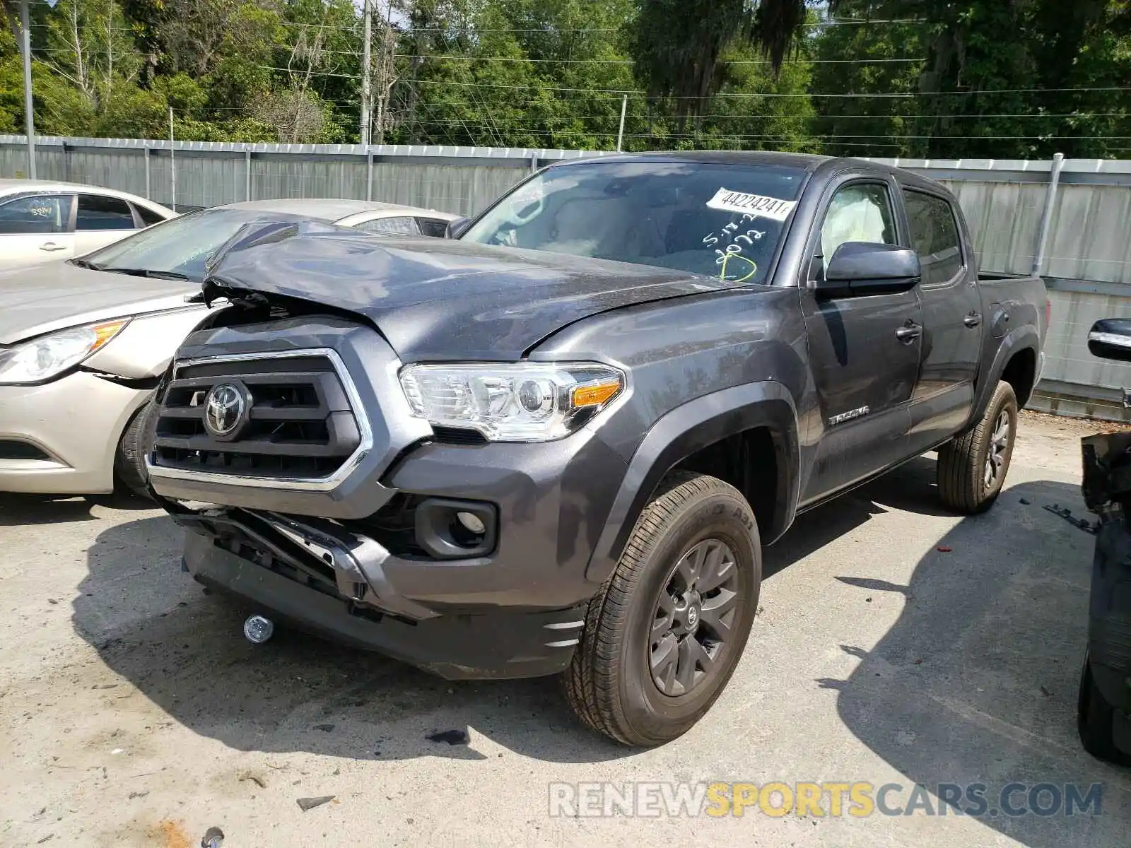 2 Photograph of a damaged car 3TMAZ5CN2MM152072 TOYOTA TACOMA 2021