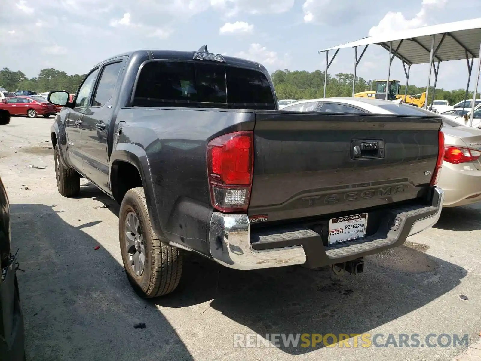 3 Photograph of a damaged car 3TMAZ5CN2MM152072 TOYOTA TACOMA 2021