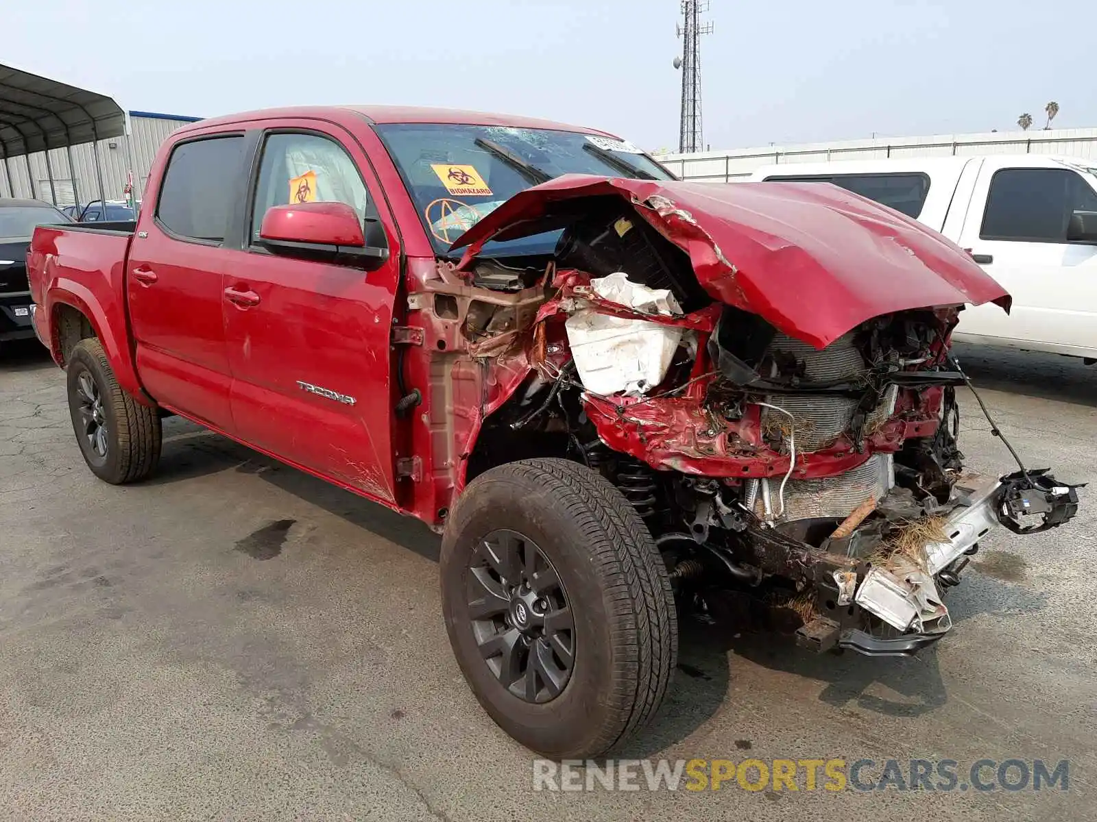 1 Photograph of a damaged car 3TMAZ5CN2MM154808 TOYOTA TACOMA 2021