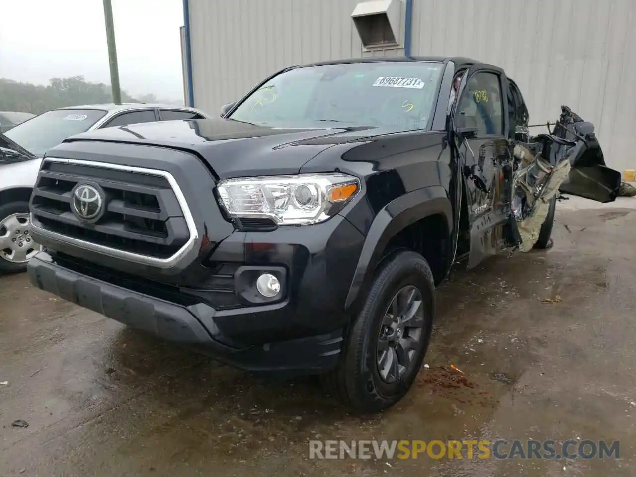 2 Photograph of a damaged car 3TMAZ5CN3MM142392 TOYOTA TACOMA 2021