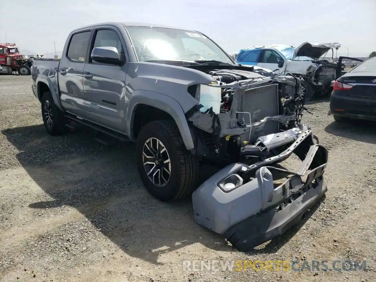 1 Photograph of a damaged car 3TMAZ5CN3MM145552 TOYOTA TACOMA 2021