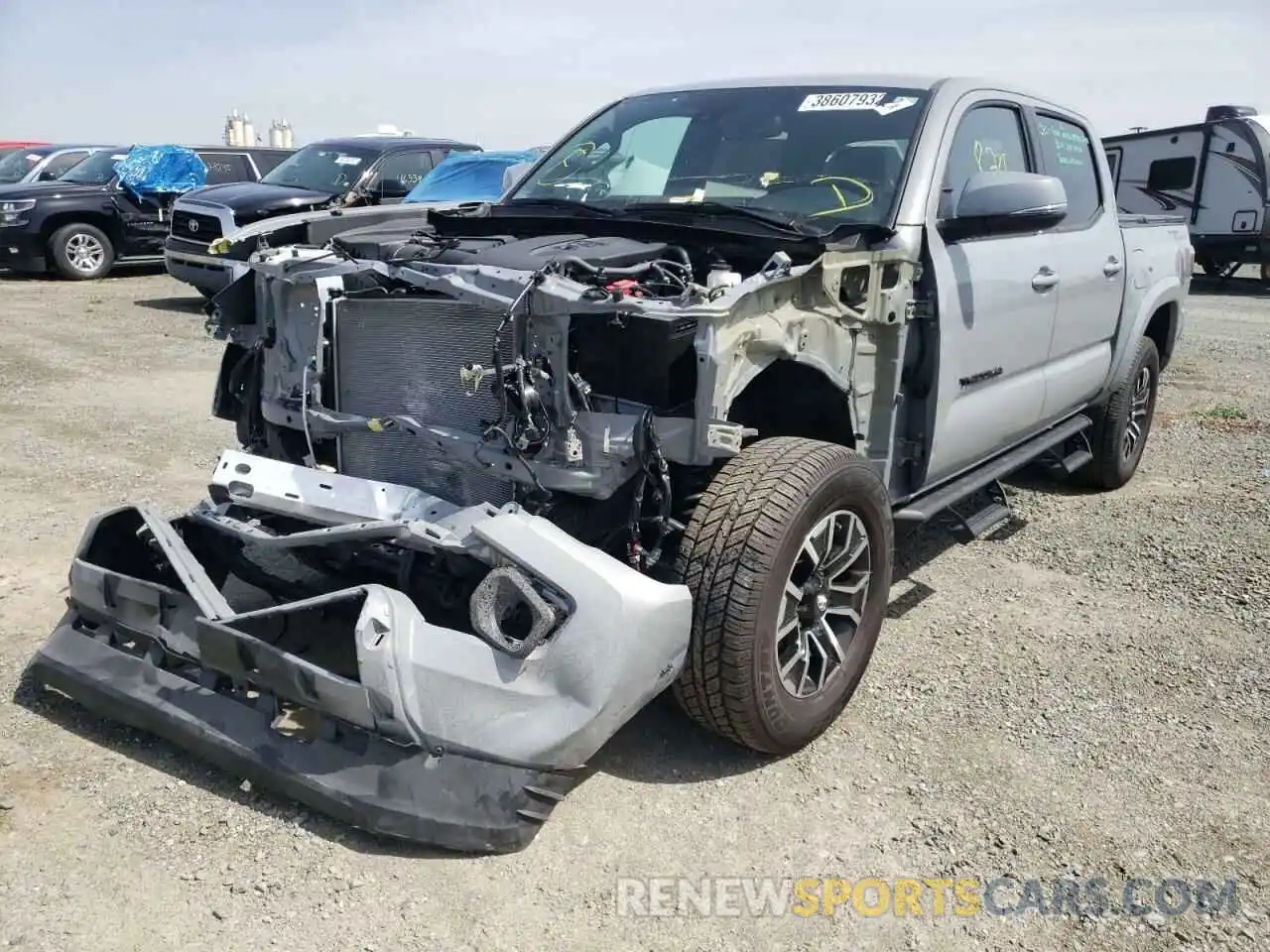 2 Photograph of a damaged car 3TMAZ5CN3MM145552 TOYOTA TACOMA 2021