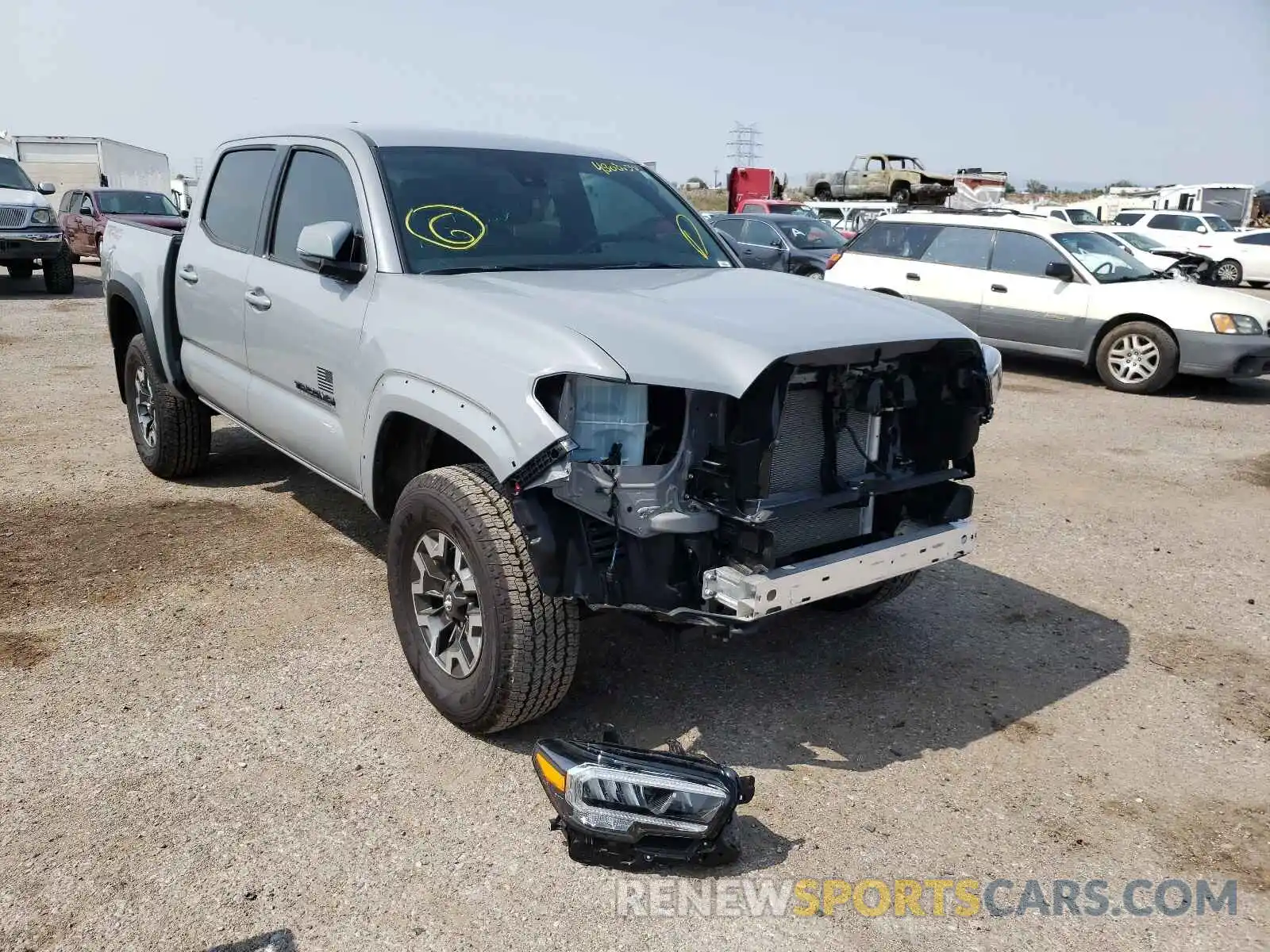 1 Photograph of a damaged car 3TMAZ5CN3MM146622 TOYOTA TACOMA 2021