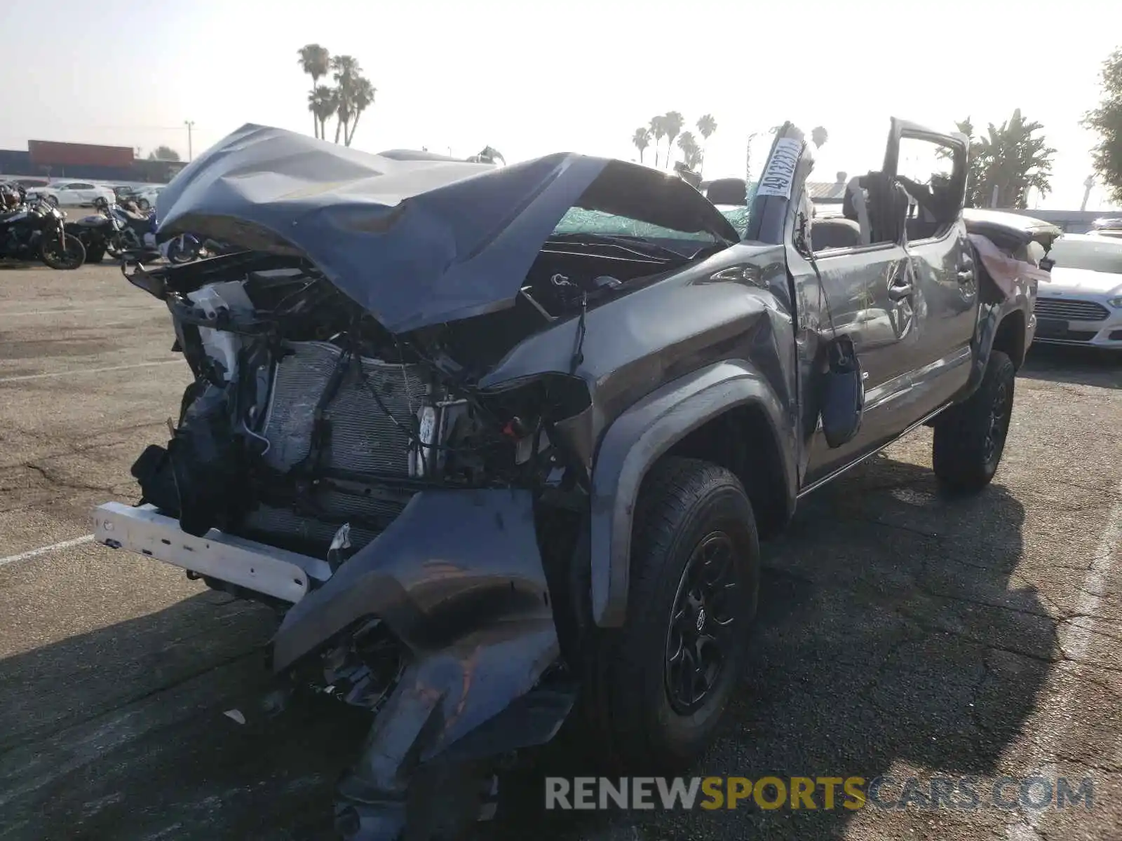 2 Photograph of a damaged car 3TMAZ5CN3MM148323 TOYOTA TACOMA 2021