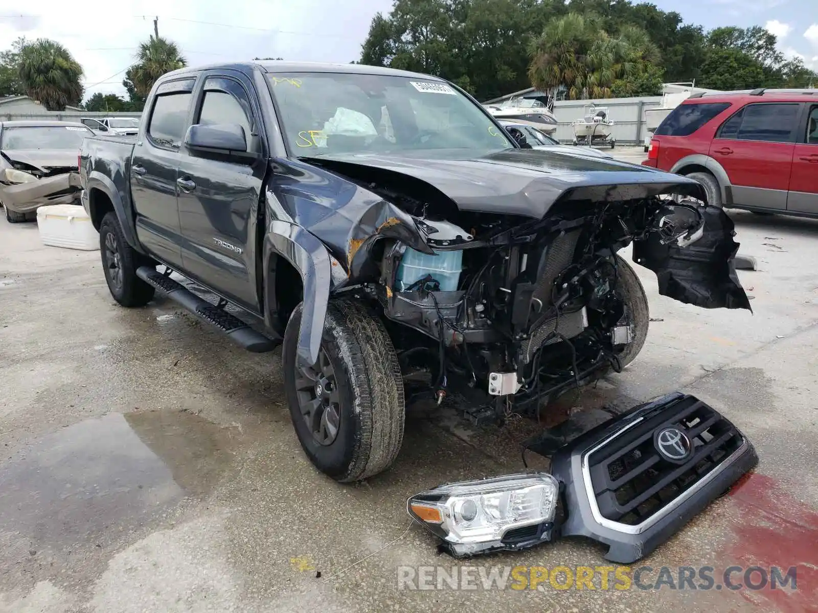 1 Photograph of a damaged car 3TMAZ5CN4MM141574 TOYOTA TACOMA 2021