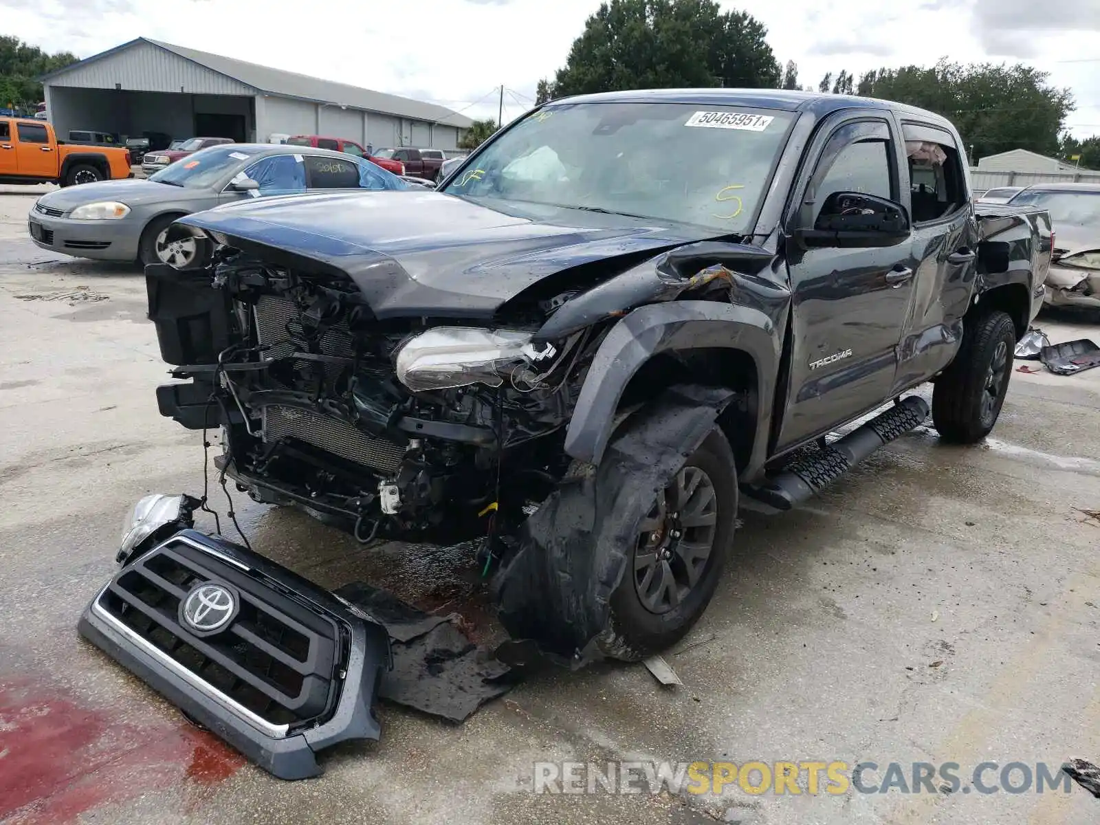 2 Photograph of a damaged car 3TMAZ5CN4MM141574 TOYOTA TACOMA 2021