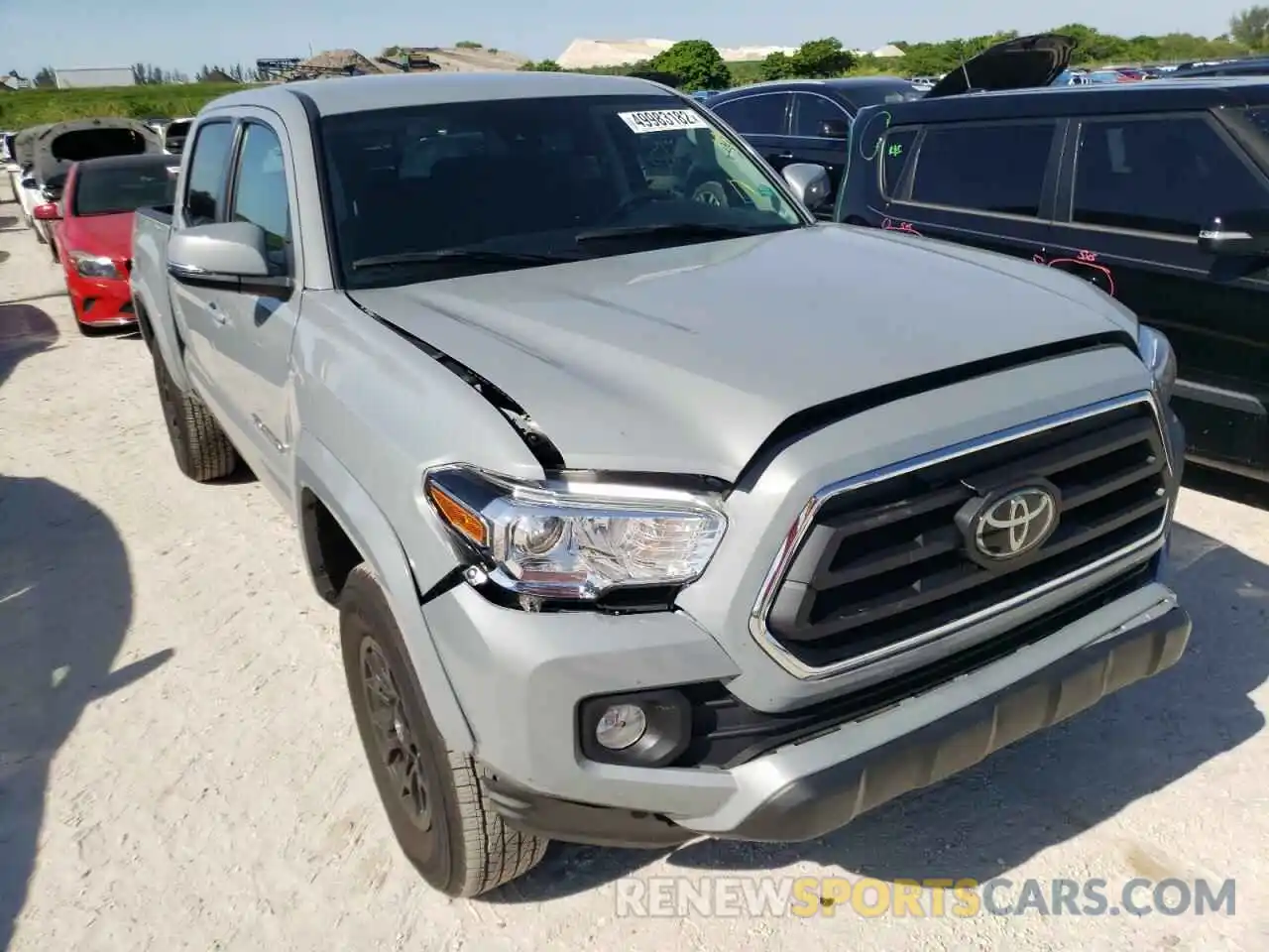 1 Photograph of a damaged car 3TMAZ5CN4MM147424 TOYOTA TACOMA 2021