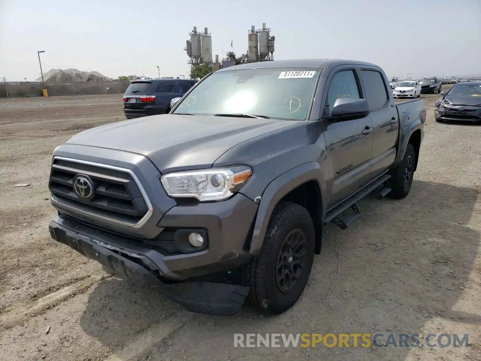 2 Photograph of a damaged car 3TMAZ5CN4MM148976 TOYOTA TACOMA 2021