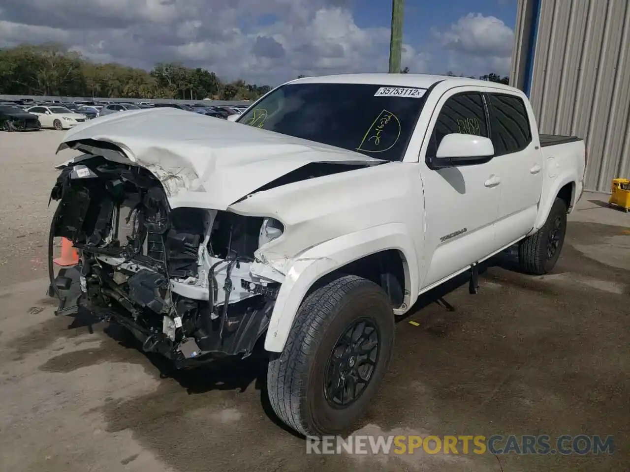 2 Photograph of a damaged car 3TMAZ5CN4MM156964 TOYOTA TACOMA 2021