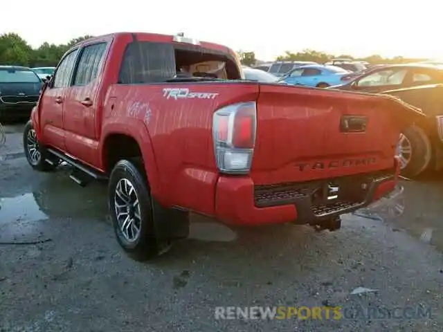 3 Photograph of a damaged car 3TMAZ5CN4MM157807 TOYOTA TACOMA 2021