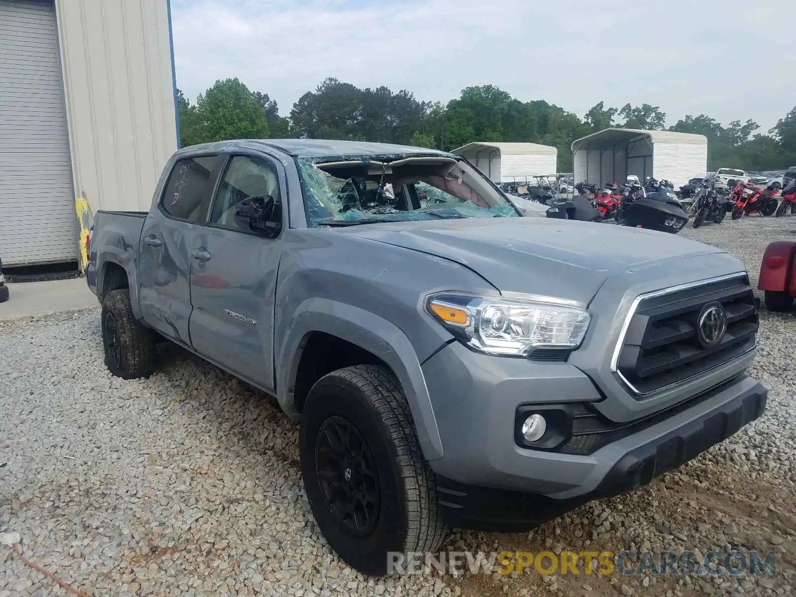 1 Photograph of a damaged car 3TMAZ5CN6MM140538 TOYOTA TACOMA 2021