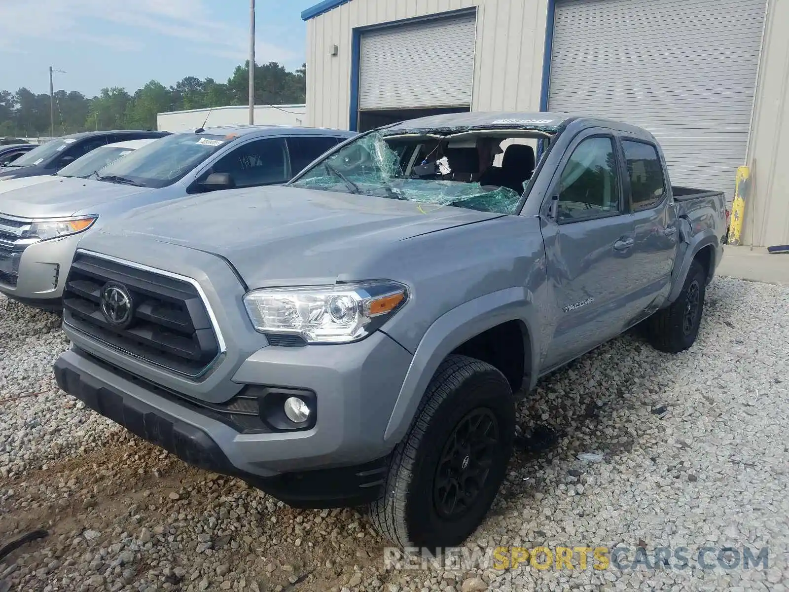 2 Photograph of a damaged car 3TMAZ5CN6MM140538 TOYOTA TACOMA 2021