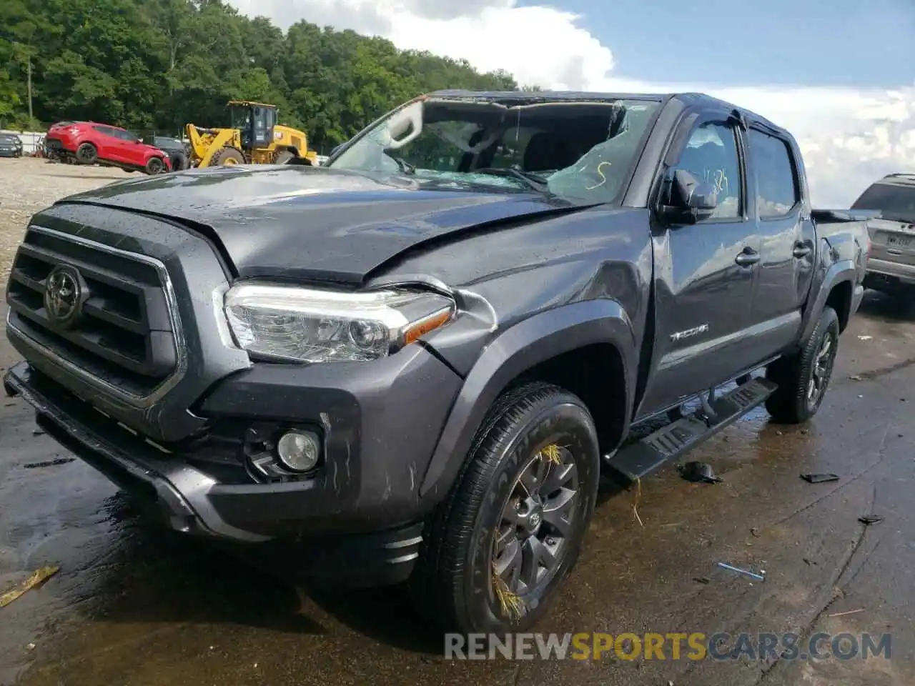 2 Photograph of a damaged car 3TMAZ5CN6MM140927 TOYOTA TACOMA 2021