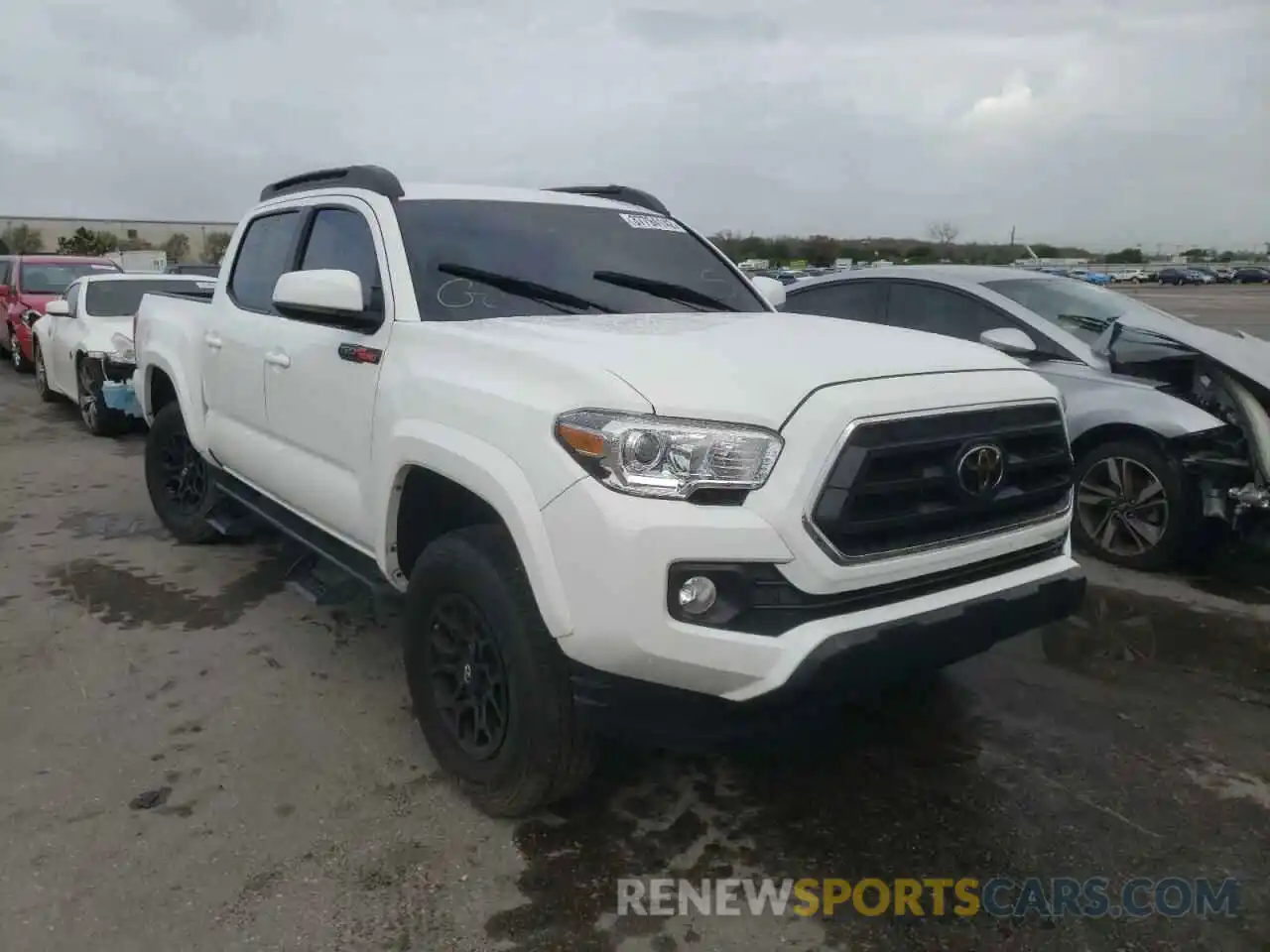 1 Photograph of a damaged car 3TMAZ5CN6MM141026 TOYOTA TACOMA 2021