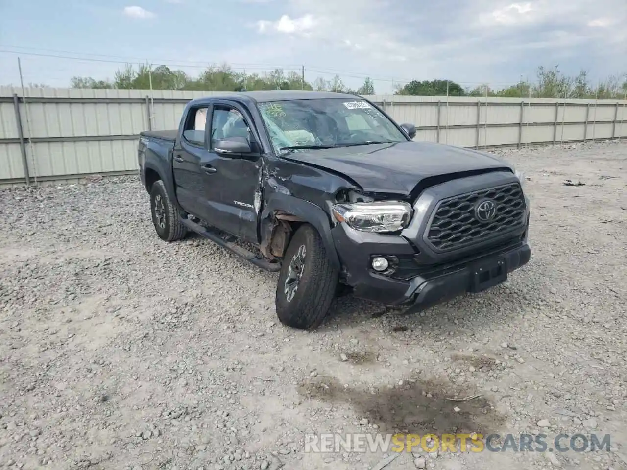 1 Photograph of a damaged car 3TMAZ5CN6MM142418 TOYOTA TACOMA 2021