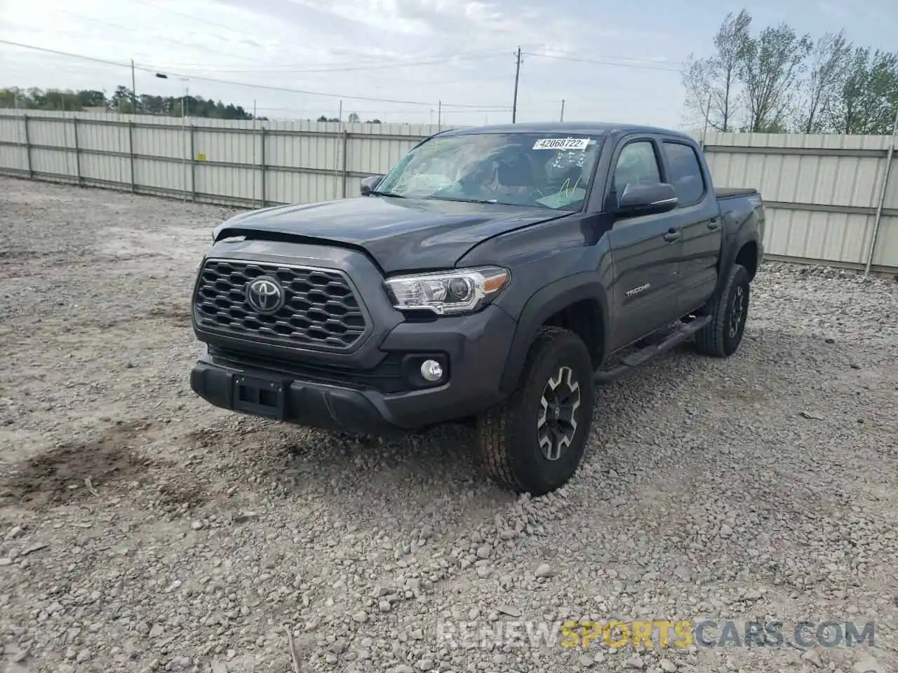 2 Photograph of a damaged car 3TMAZ5CN6MM142418 TOYOTA TACOMA 2021