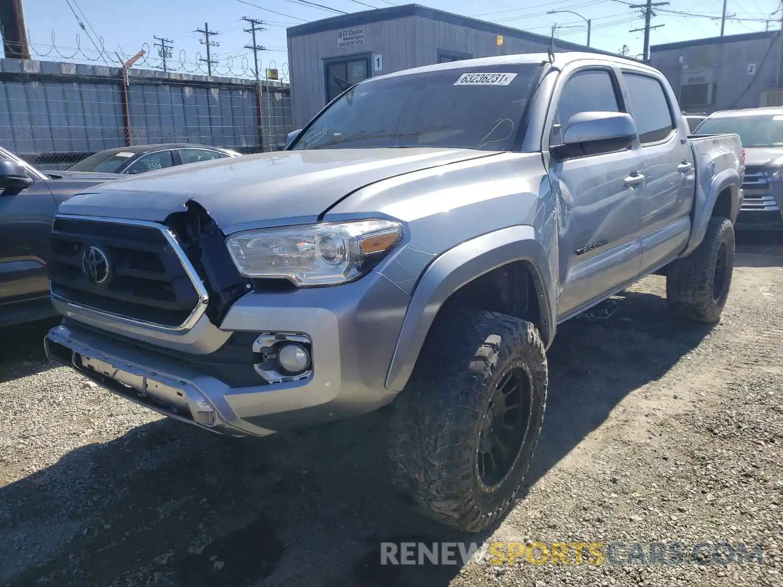 2 Photograph of a damaged car 3TMAZ5CN6MM147988 TOYOTA TACOMA 2021