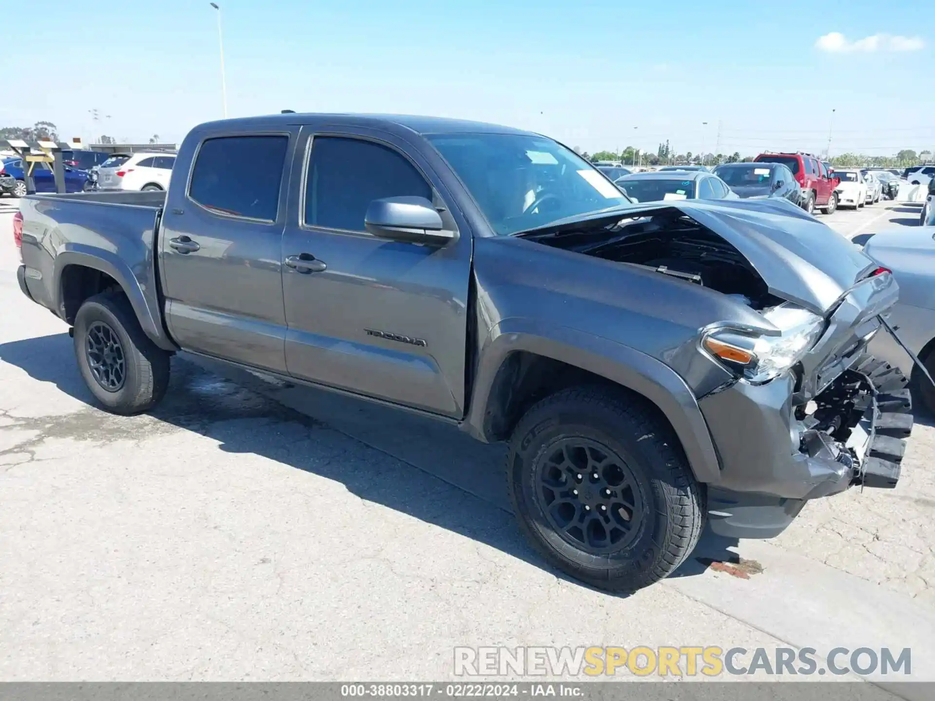 1 Photograph of a damaged car 3TMAZ5CN6MM149482 TOYOTA TACOMA 2021