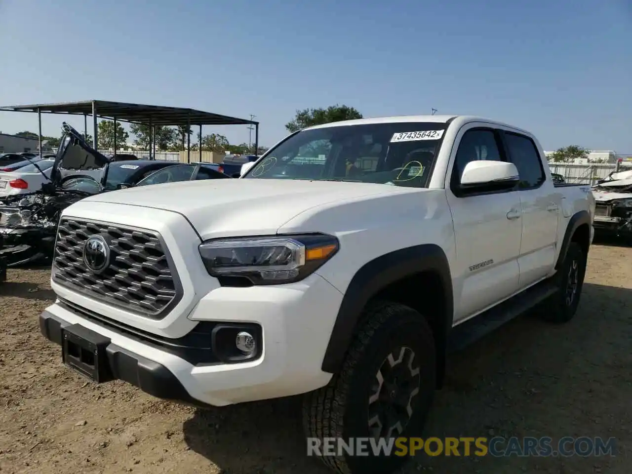 2 Photograph of a damaged car 3TMAZ5CN6MM150034 TOYOTA TACOMA 2021