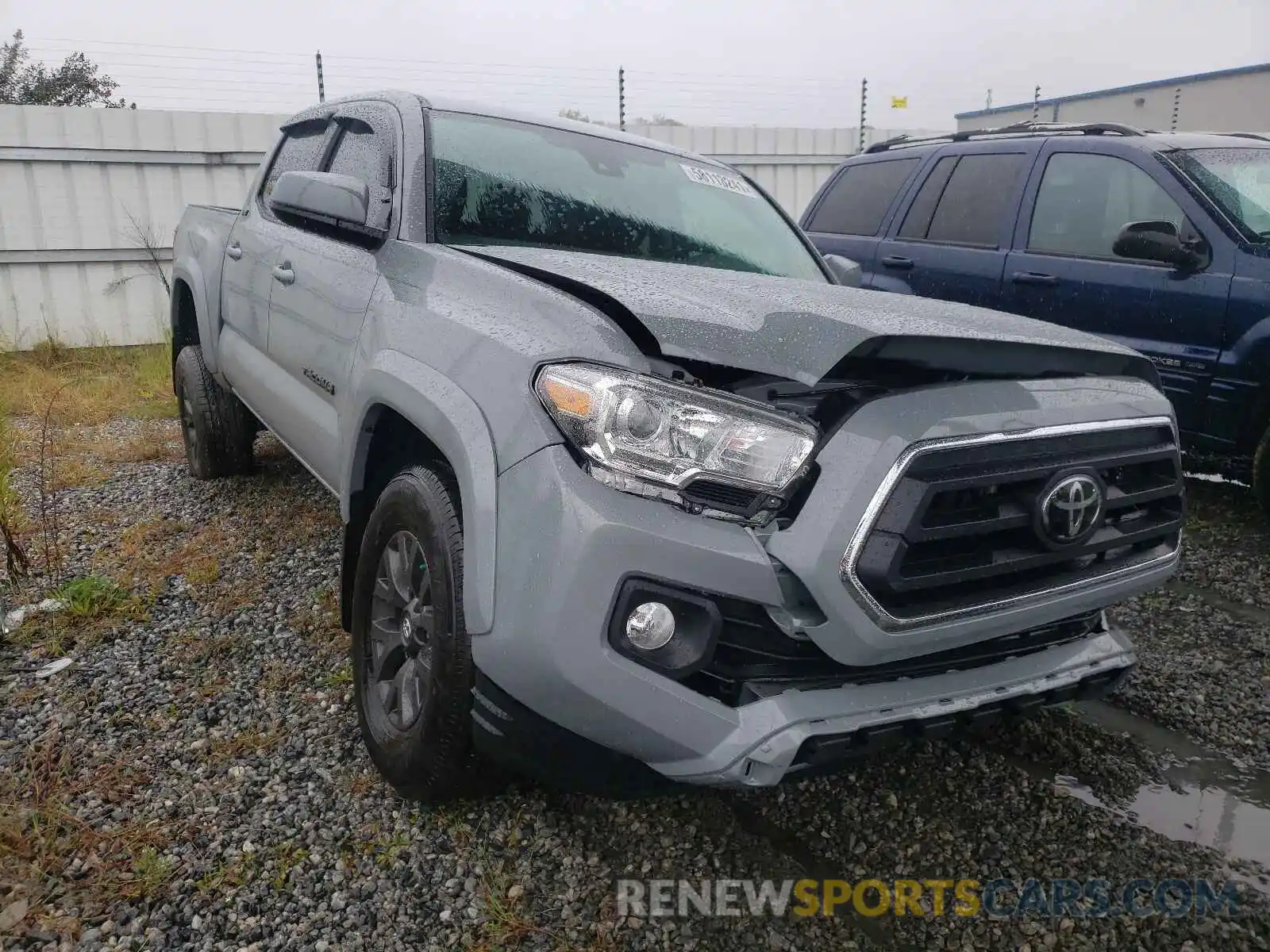 1 Photograph of a damaged car 3TMAZ5CN6MM153130 TOYOTA TACOMA 2021