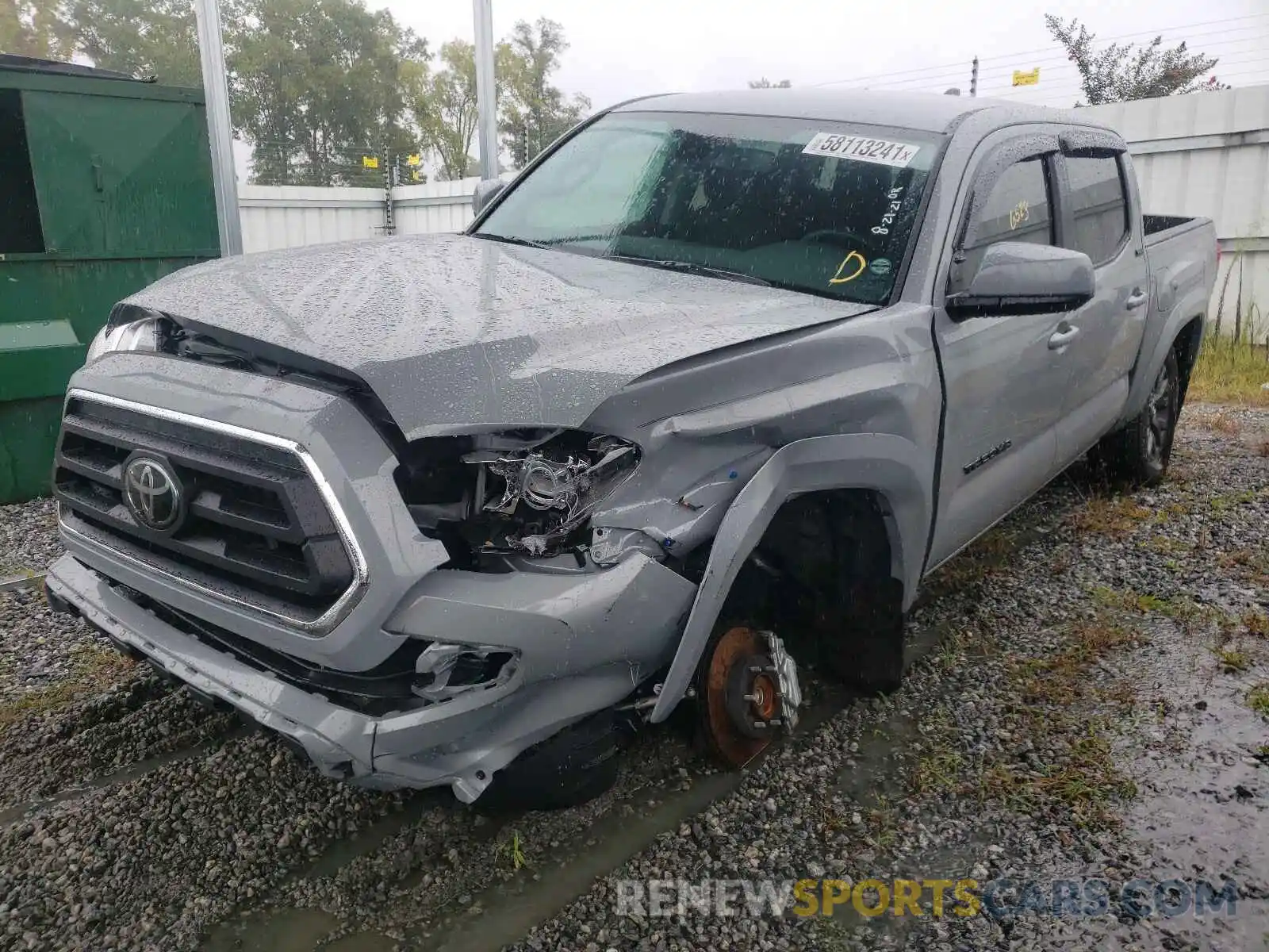 2 Photograph of a damaged car 3TMAZ5CN6MM153130 TOYOTA TACOMA 2021