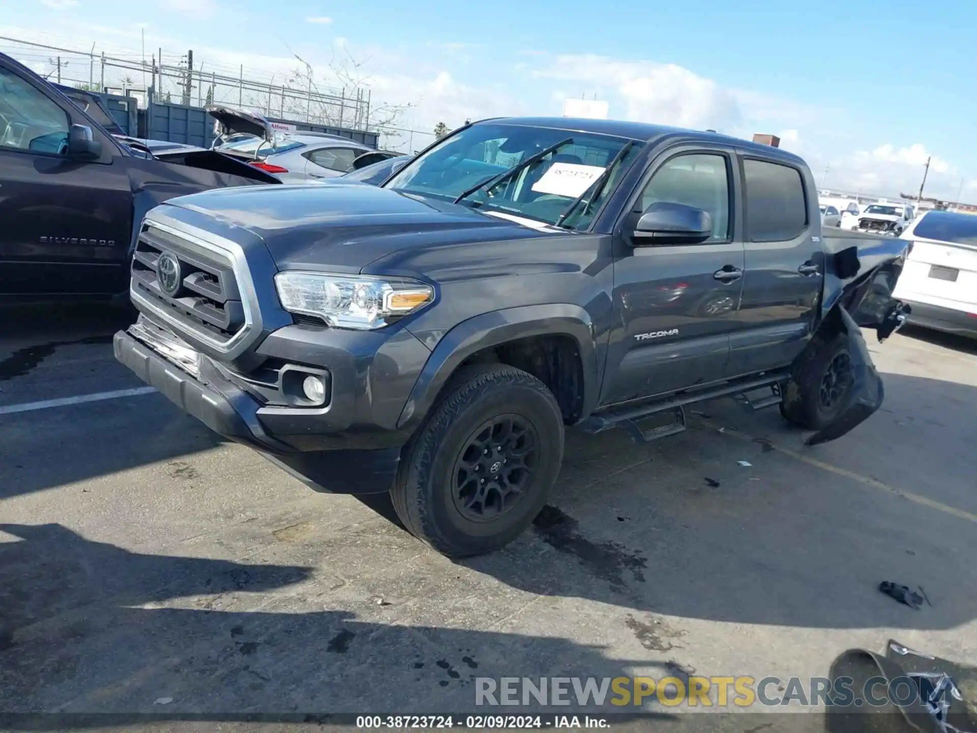 2 Photograph of a damaged car 3TMAZ5CN6MM153645 TOYOTA TACOMA 2021