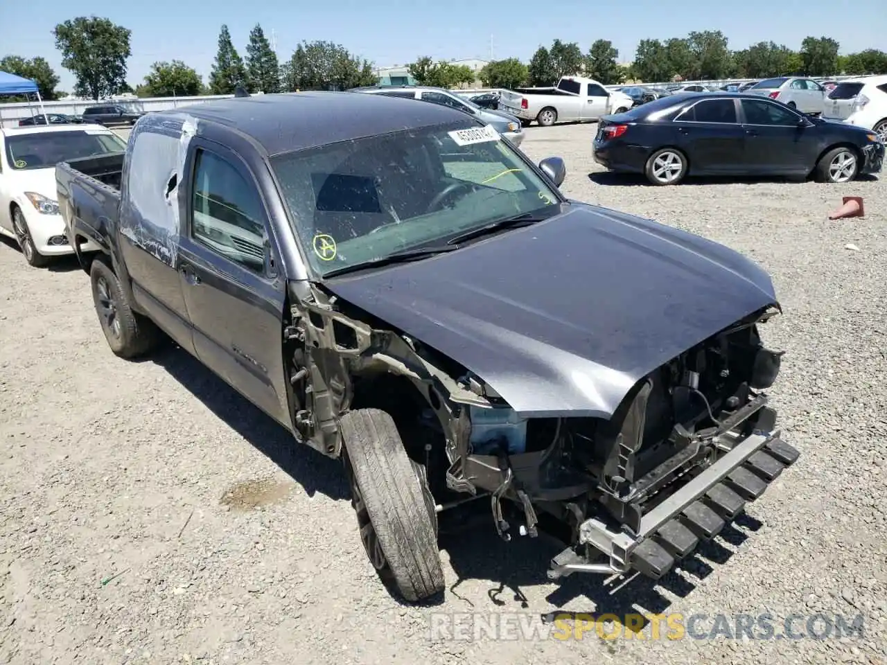 1 Photograph of a damaged car 3TMAZ5CN6MM156397 TOYOTA TACOMA 2021