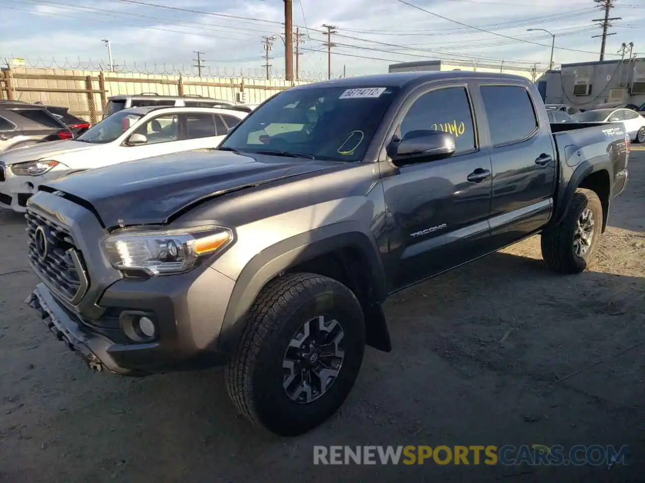 2 Photograph of a damaged car 3TMAZ5CN7MM140483 TOYOTA TACOMA 2021