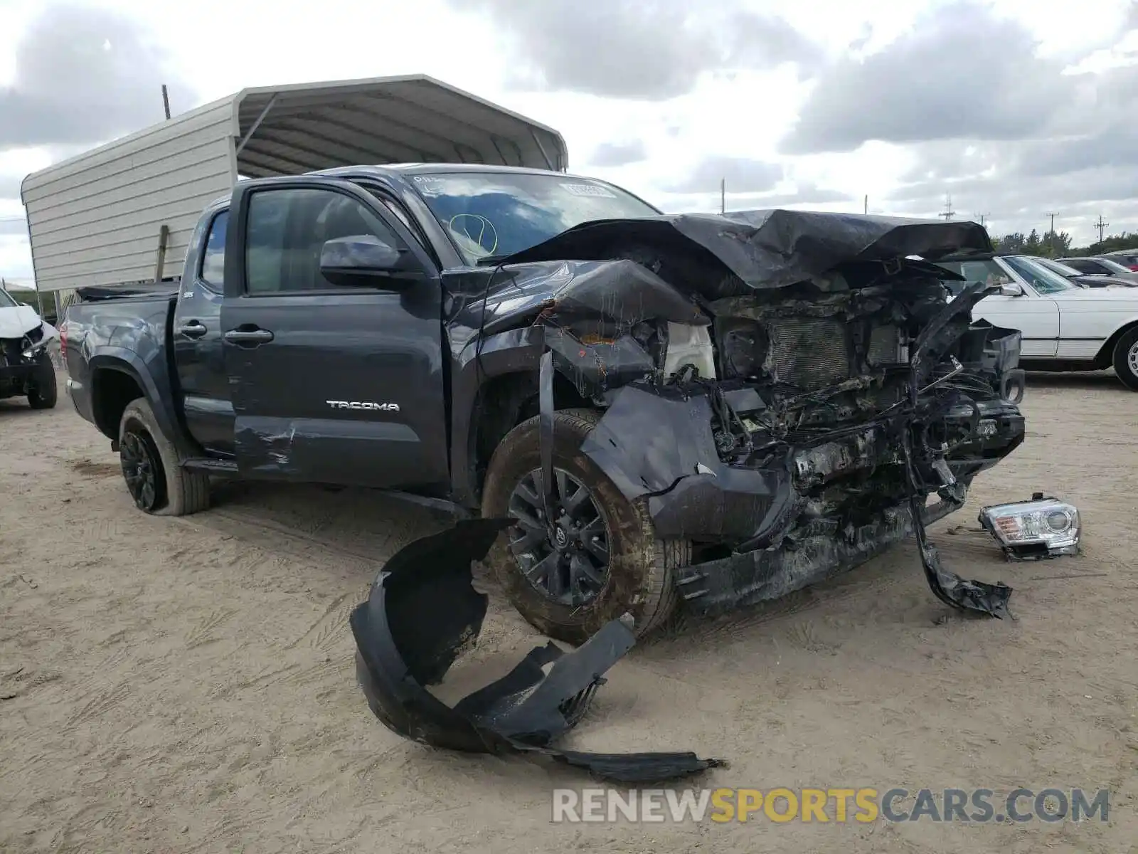 1 Photograph of a damaged car 3TMAZ5CN7MM141262 TOYOTA TACOMA 2021