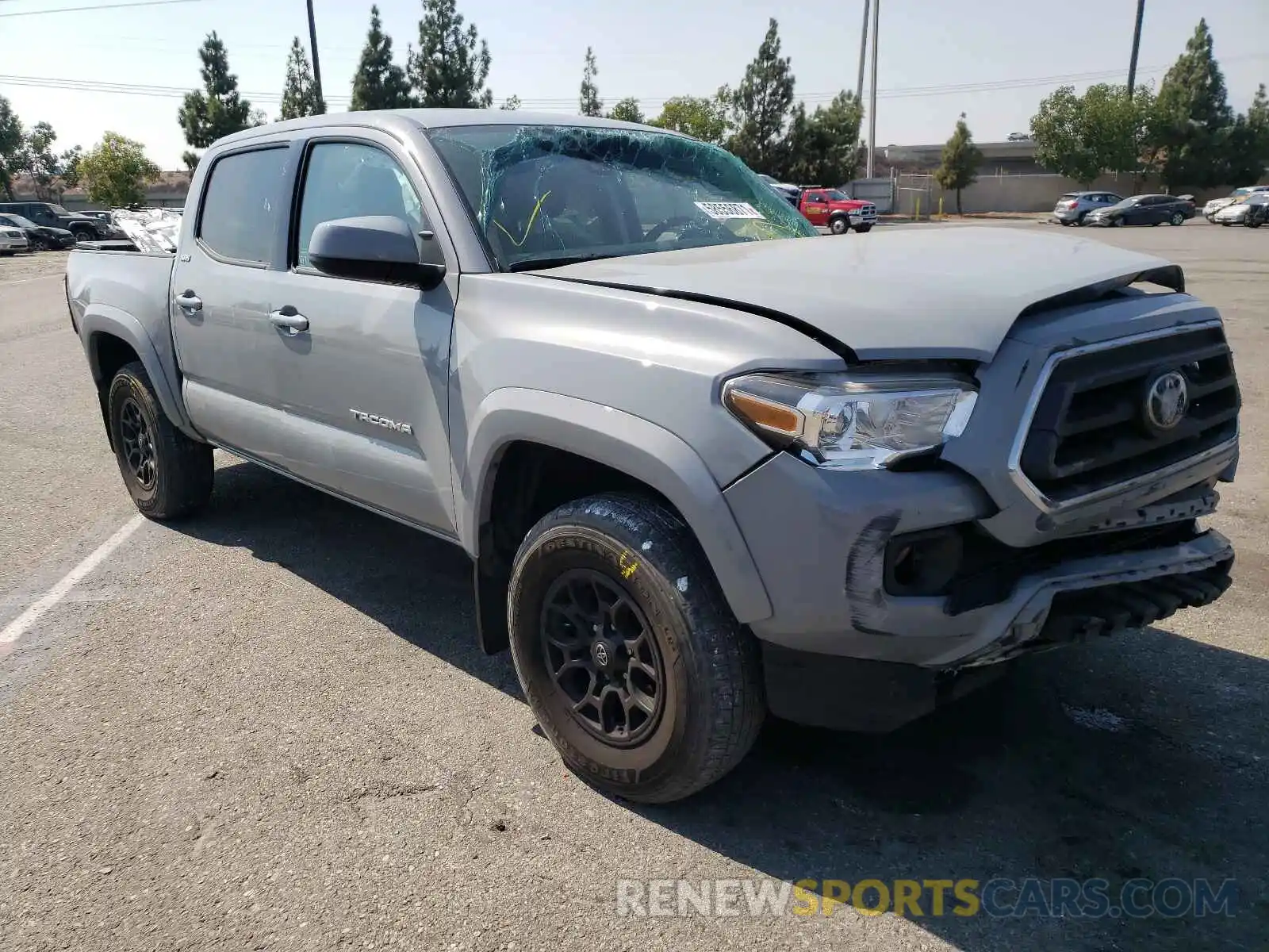 1 Photograph of a damaged car 3TMAZ5CN7MM141410 TOYOTA TACOMA 2021