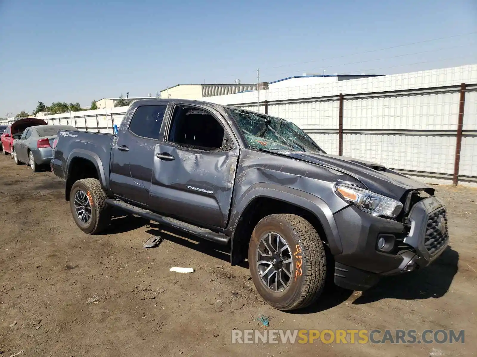 1 Photograph of a damaged car 3TMAZ5CN7MM145912 TOYOTA TACOMA 2021