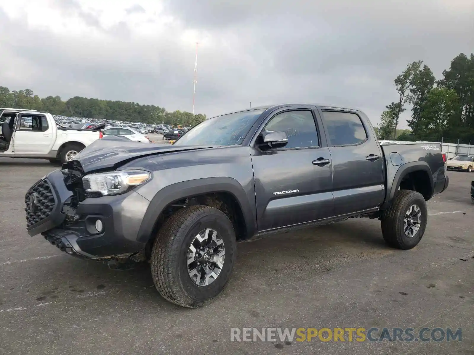 2 Photograph of a damaged car 3TMAZ5CN7MM147191 TOYOTA TACOMA 2021