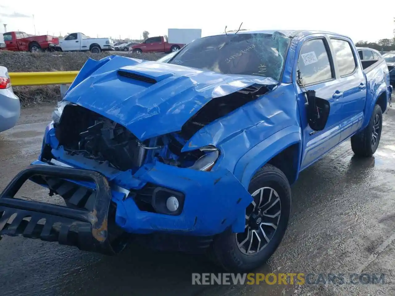 2 Photograph of a damaged car 3TMAZ5CN7MM147398 TOYOTA TACOMA 2021