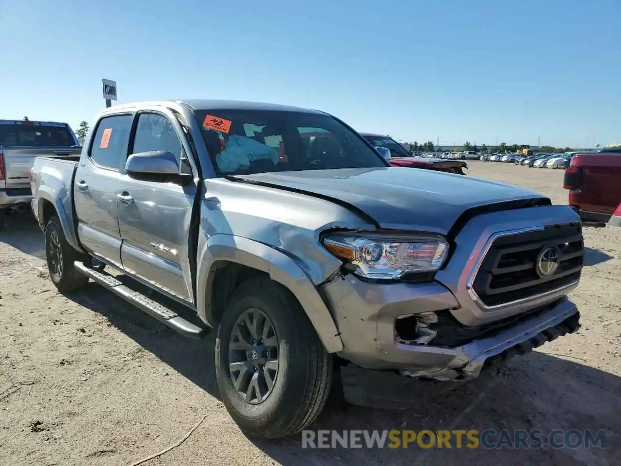 1 Photograph of a damaged car 3TMAZ5CN7MM149619 TOYOTA TACOMA 2021