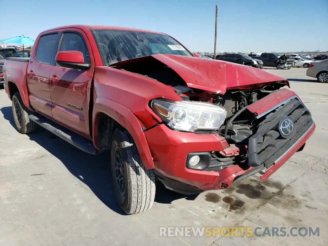 1 Photograph of a damaged car 3TMAZ5CN7MM150284 TOYOTA TACOMA 2021