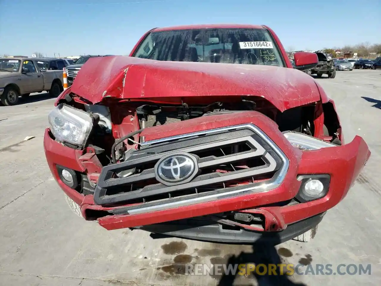 9 Photograph of a damaged car 3TMAZ5CN7MM150284 TOYOTA TACOMA 2021