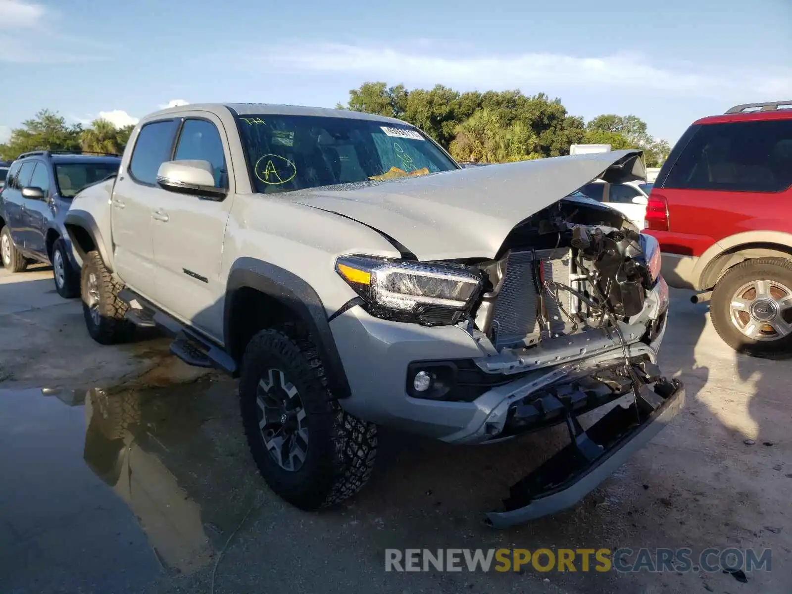 1 Photograph of a damaged car 3TMAZ5CN7MM151127 TOYOTA TACOMA 2021