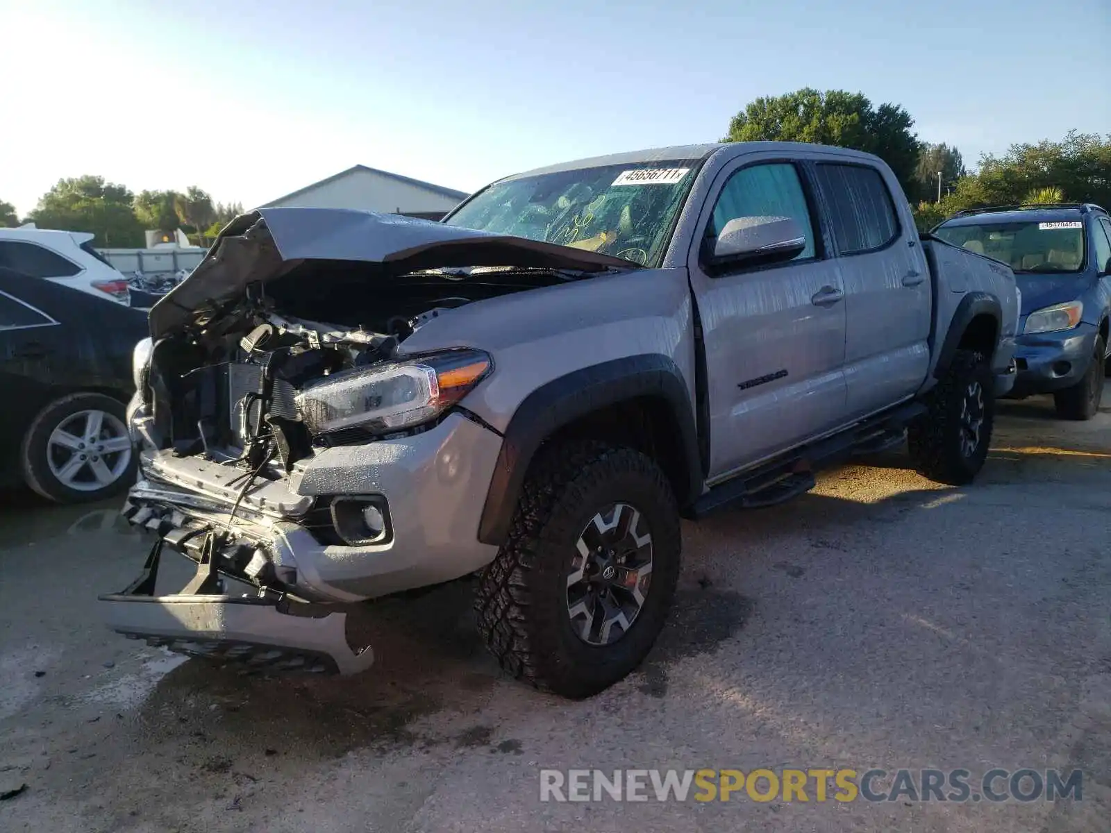 2 Photograph of a damaged car 3TMAZ5CN7MM151127 TOYOTA TACOMA 2021