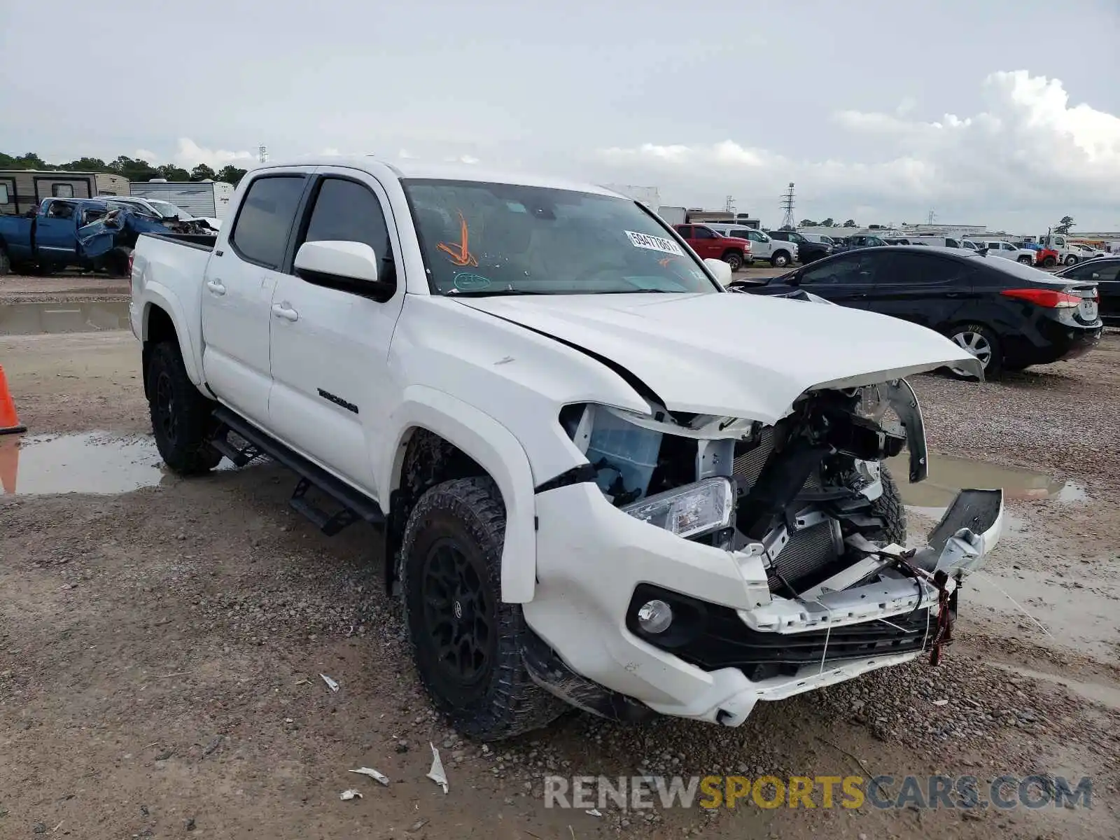 1 Photograph of a damaged car 3TMAZ5CN7MM152097 TOYOTA TACOMA 2021