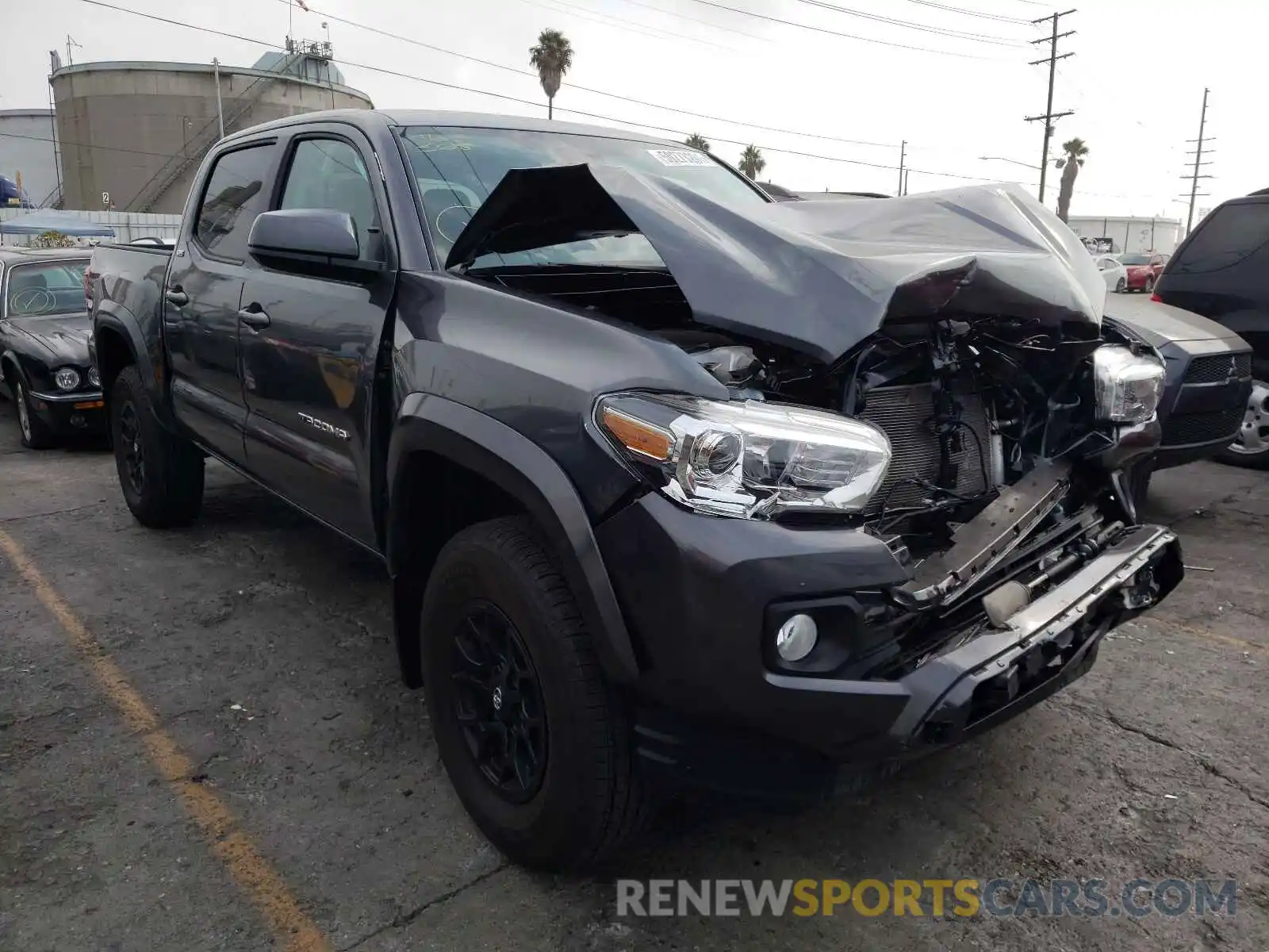 1 Photograph of a damaged car 3TMAZ5CN7MM153329 TOYOTA TACOMA 2021