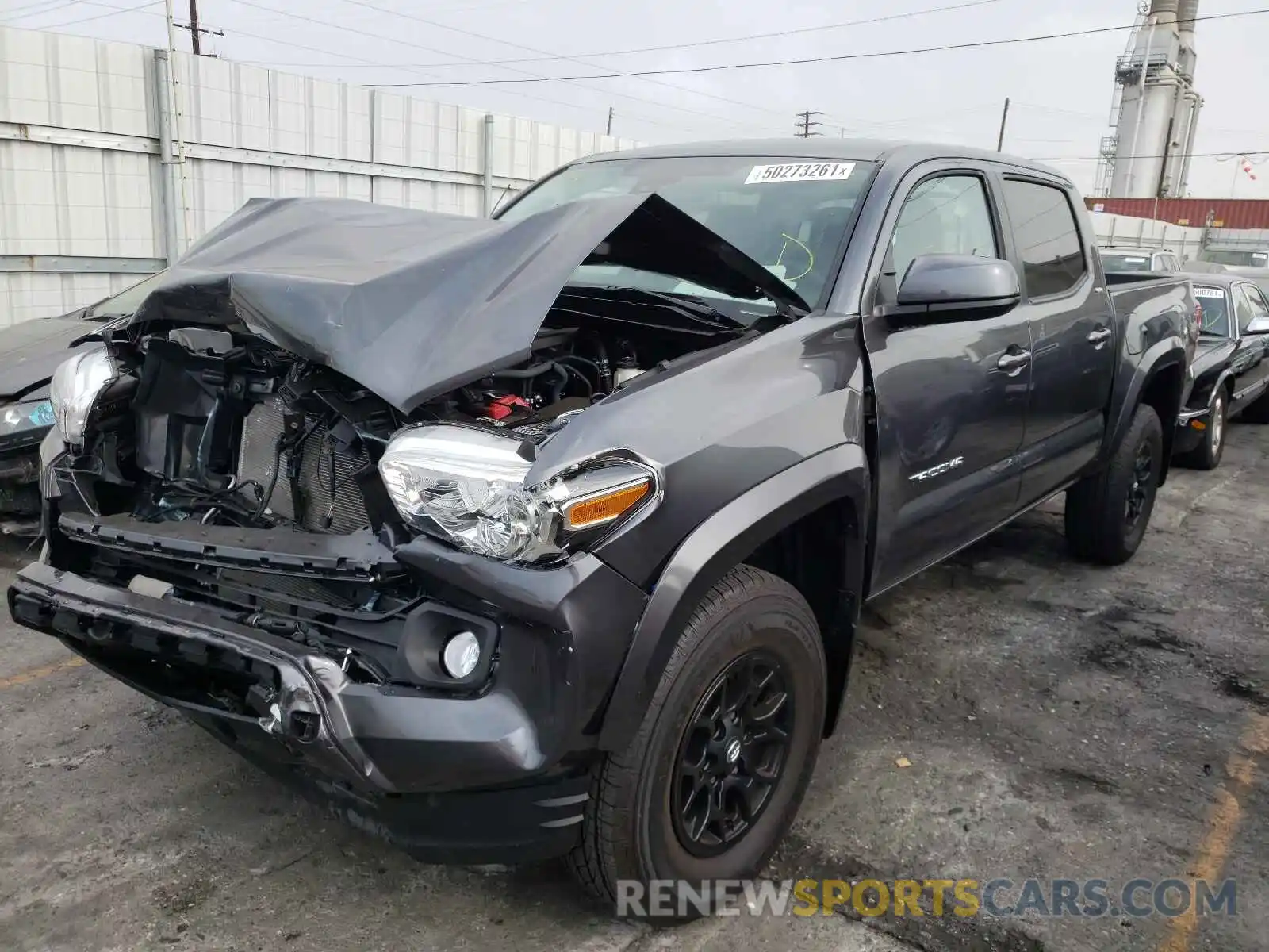 2 Photograph of a damaged car 3TMAZ5CN7MM153329 TOYOTA TACOMA 2021