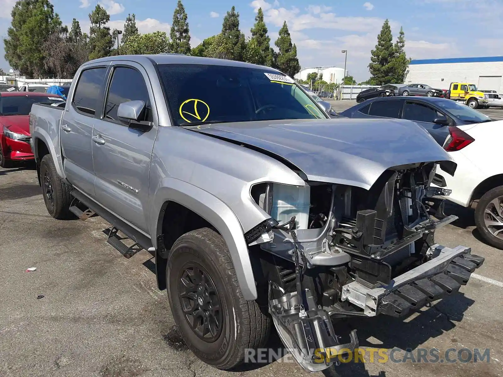 1 Photograph of a damaged car 3TMAZ5CN8MM141920 TOYOTA TACOMA 2021