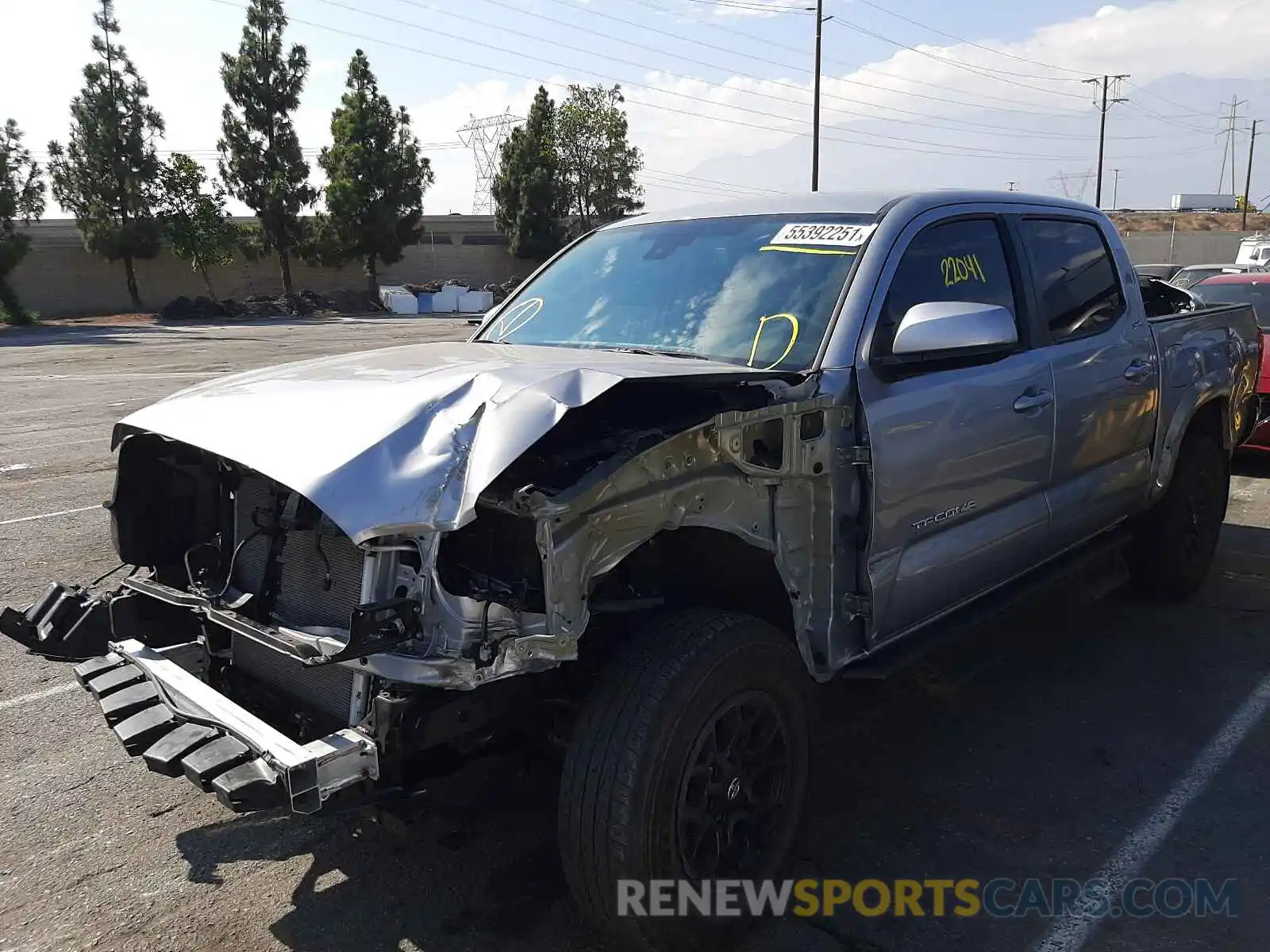 2 Photograph of a damaged car 3TMAZ5CN8MM141920 TOYOTA TACOMA 2021