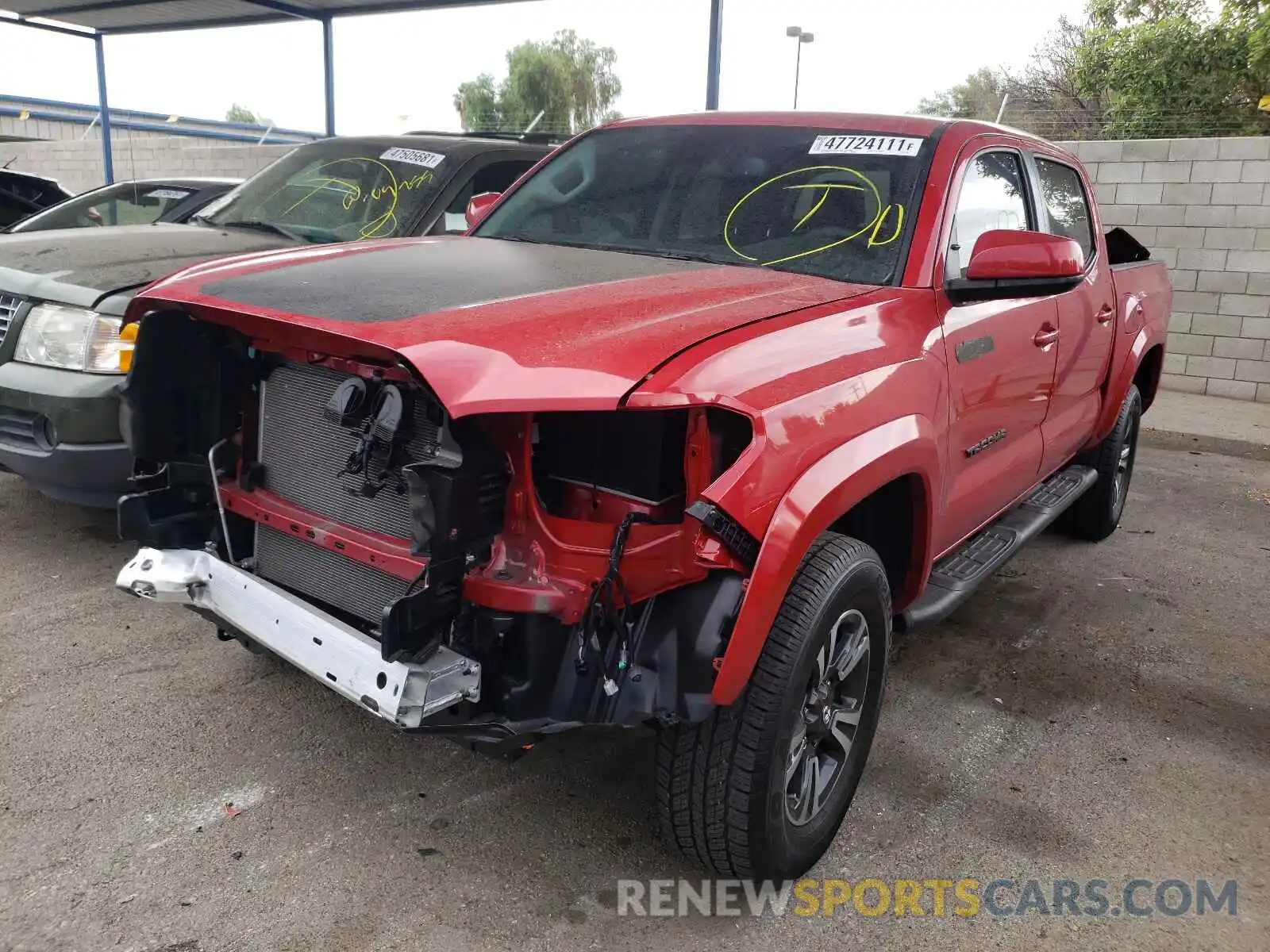 2 Photograph of a damaged car 3TMAZ5CN8MM142548 TOYOTA TACOMA 2021